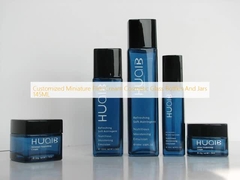 Miniatura di crema di pietra per cosmetici in bottiglie e barattoli di vetro su misura 145ml