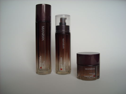 Bottiglie di vetro cosmetiche vuote dell'OEM 120ML 35ML 50G 30G Appliqué per la crema dell'occhio della lozione